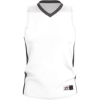 Custom Mens Single Ply Basketball Jersey White/ Charcoal