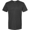 Custom Mens Premium Cotton Blend T-Shirt Black Heather