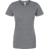 Custom Womens Premium Cotton Blend T-Shirt Athletic Heather