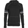 Custom Girls Spry Hooded Sweatshirt Black/ White/ Carbon