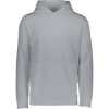 Custom Youth Wicking Fleece Hooded Sweatshirt Athletic Grey