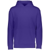 Custom Youth Wicking Fleece Hooded Sweatshirt Purple