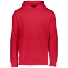 Custom Youth Wicking Fleece Hooded Sweatshirt Red