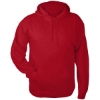 Custom Youth Fleece Hooded Sweatshirt Red