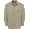 Custom Mens Long Sleeve Work Shirt Desert Sand