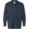 Custom Mens Tall Long Sleeve Work Shirt Dark Navy