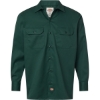 Custom Mens Tall Long Sleeve Work Shirt Hunter Green