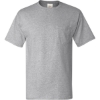 Custom Mens Authentic Pocket T-Shirt Light Steel