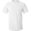 Custom Mens Authentic Pocket T-Shirt White