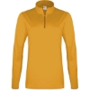 Custom Womens Quarter-Zip Pullover Gold