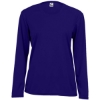 Custom Womens Performance Long Sleeve T-Shirt Purple