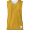 Custom Youth Reversible Mesh Tank Gold/ White