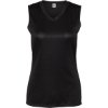 Custom Womens Sleeveless V-Neck T-Shirt Black