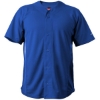 Custom Unisex Crush Full Button Baseball Jersey Royal