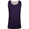 Custom Womens Reversible Mesh Tank Purple/ White