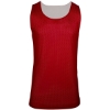 Custom Womens Reversible Mesh Tank Red/ White