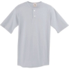 Custom Mens Two-Button Baseball Jersey Ash