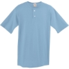Custom Mens Two-Button Baseball Jersey Light Blue
