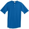 Custom Mens Two-Button Baseball Jersey Royal