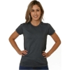 Custom Womens USA-Made Triblend T-Shirt Tri Charcoal