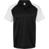 Custom Mens Sport Polo Black/ White