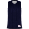 Custom Mens Crossover Reversible Jersey Navy/ White