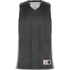 Custom Youth Crossover Reversible Jersey Charcoal/ White