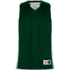 Custom Youth Crossover Reversible Jersey Forest/ White
