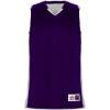 Custom Youth Crossover Reversible Jersey Purple/ White