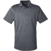 Custom Mens Icon Heather Polo Puma Black