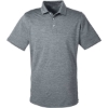 Custom Mens Icon Heather Polo Quiet Shade