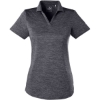 Custom Womens Icon Heather Polo Puma Black