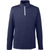 Custom Mens Icon Quarter-Zip Pullover Peacoat