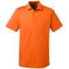 Custom Mens Fusion Polo Vibrant Orange