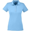 Custom Womens Fusion Polo Blue Bell