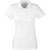 Custom Womens Fusion Polo Bright White