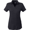 Custom Womens Cloudspun Free V-neck Polo Puma Black Heather
