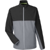 Custom Mens 1st Mile Wind Jacket Puma Black/ Quiet Shade