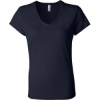 Custom Women’s Jersey V-Neck Tee Navy