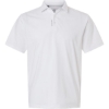 Custom Mens Drive Bonded Polo White/ Halo Grey