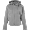 Custom Womens Armour Fleece Pro Hooded Full-Zip Mod Grey/ White