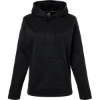 Custom Womens Armour Fleece Pro Hooded Sweatshirt Black/ White