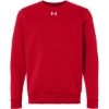 Custom Mens Team Icon Fleece Crew Red/ White
