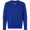 Custom Mens Team Icon Fleece Crew Royal/ White