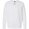 Custom Mens Team Icon Fleece Crew White/ Pitch Grey Medium Heather