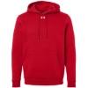 Custom Mens Team Icon Fleece Hooded Sweatshirt Red/ White