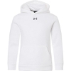 Custom Youth Team Icon Fleece Hooded Sweatshirt White/ Pitch Grey Medium Heather
