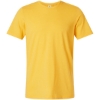 Custom Unisex Combed CVC T-Shirt Heather Gold