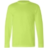 Custom Unisex USA-Made Long Sleeve T-Shirt Lime Green