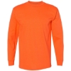 Custom Unisex USA-Made Long Sleeve T-Shirt Orange